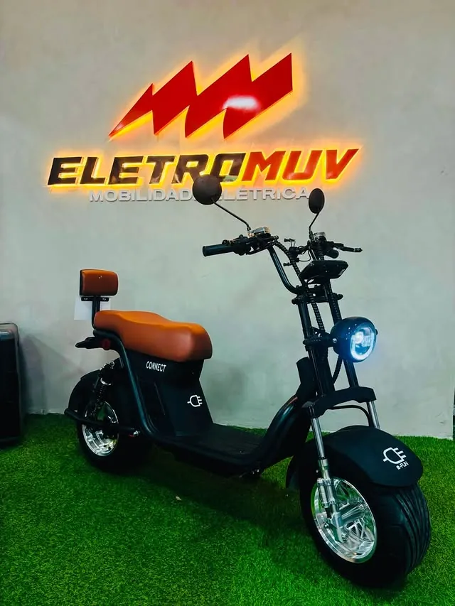 Scooter elétrica X12 E-fun 1000w preto fosco