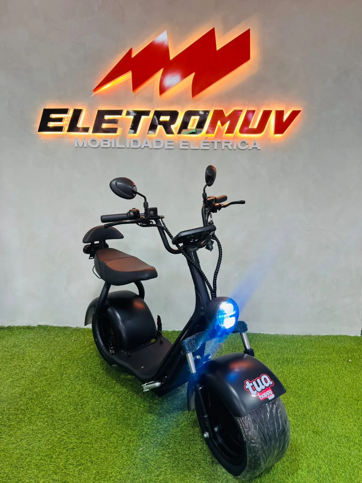 Scooter elétrica Tua 1000w preta