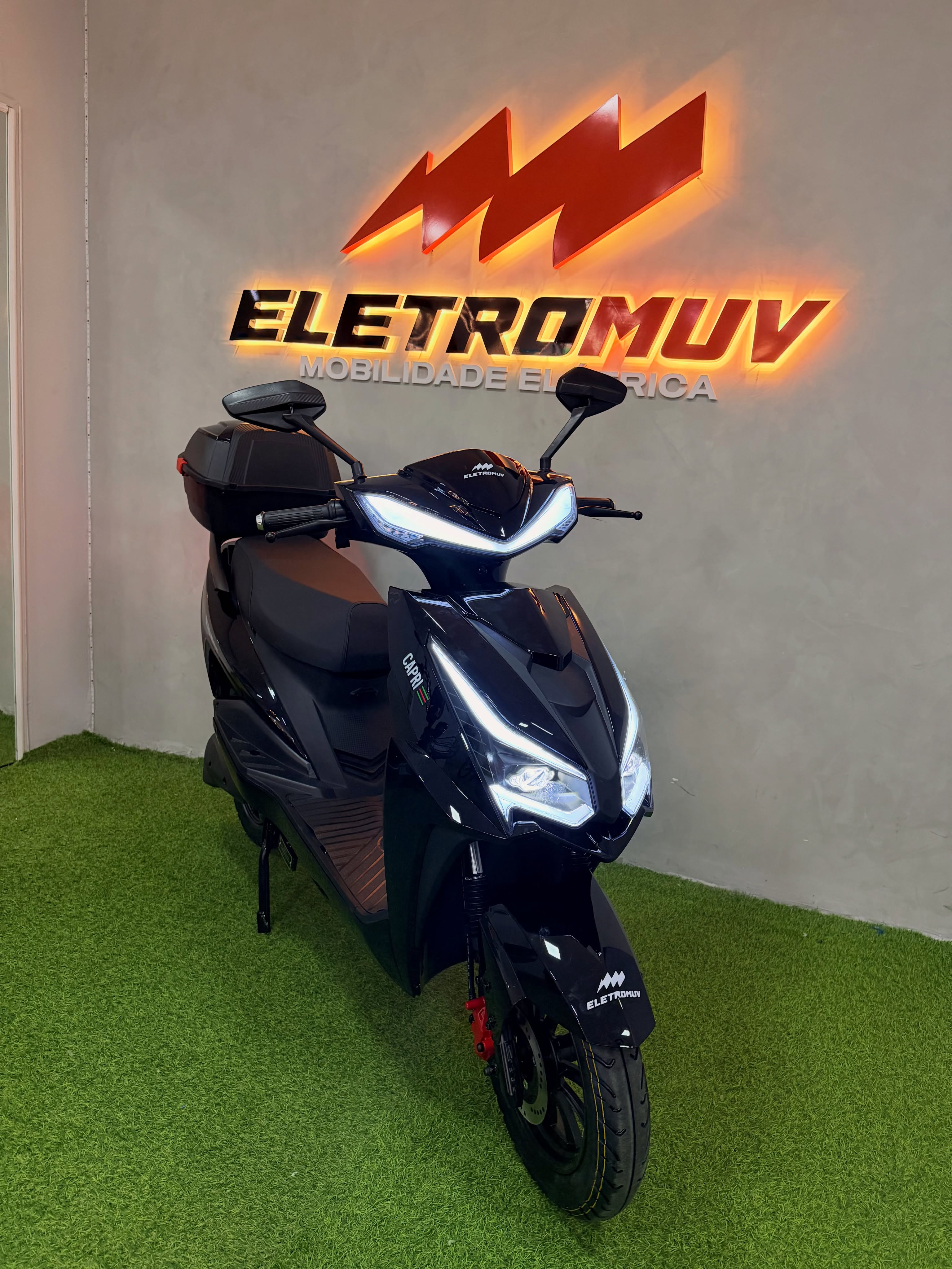 Scooter elétrica Capri 1000w preta