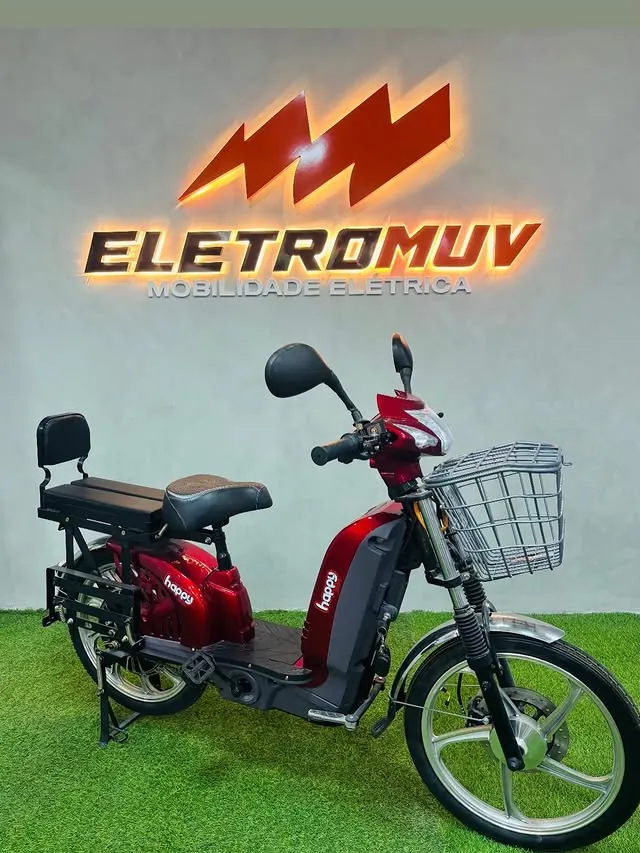 Scooter elétrica BTW 1000W vermelha